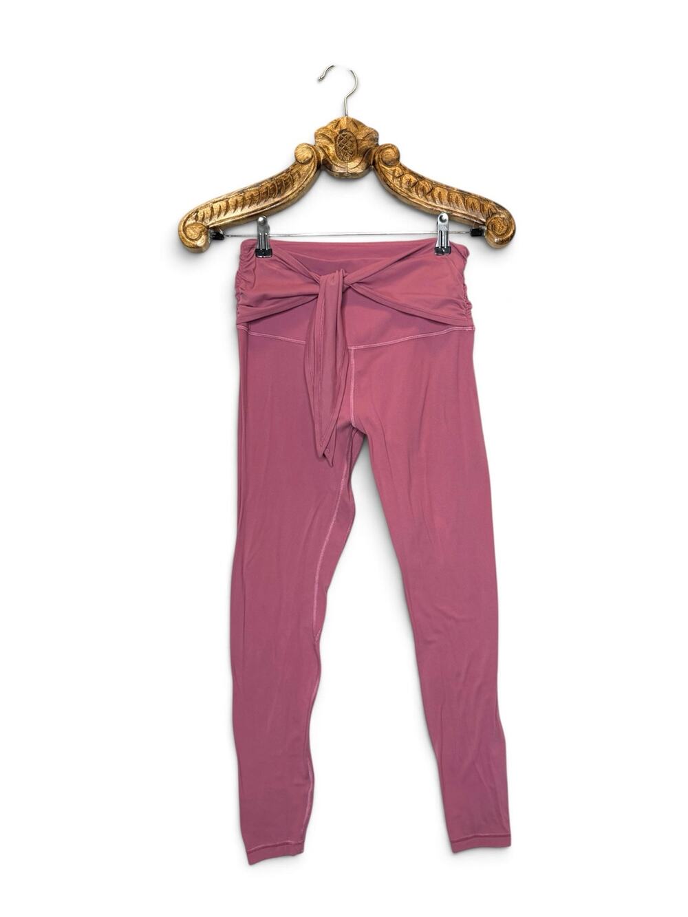 Lululemon Leggings Align Wrap Waist Tie Pink High Rise 8